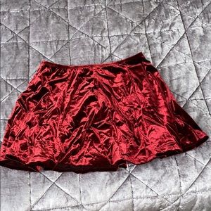Velvet Skater Skirt